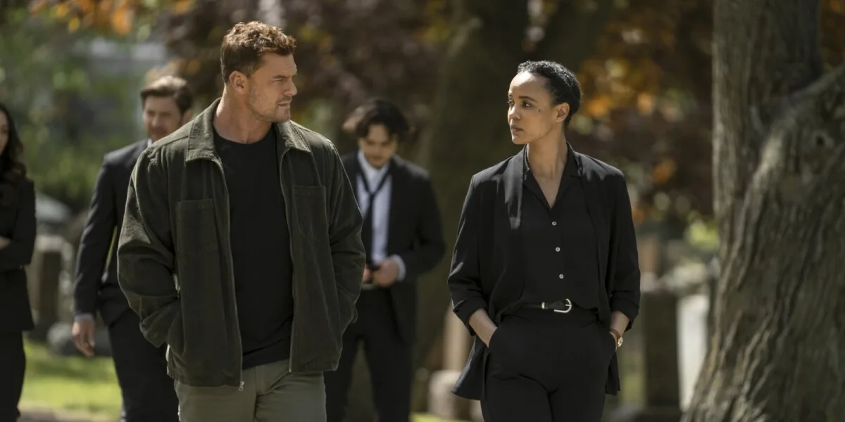 Frances Neagley in the Prime Video series Neagley, a Reacher spinoff