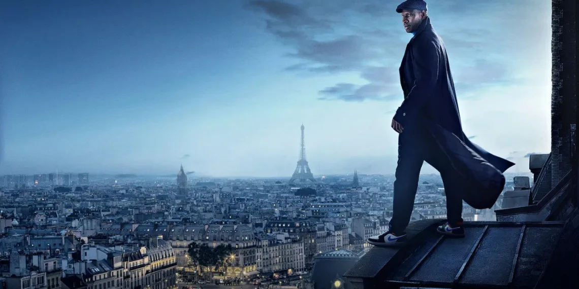 Omar Sy as Assane Diop in Lupin on Netflix