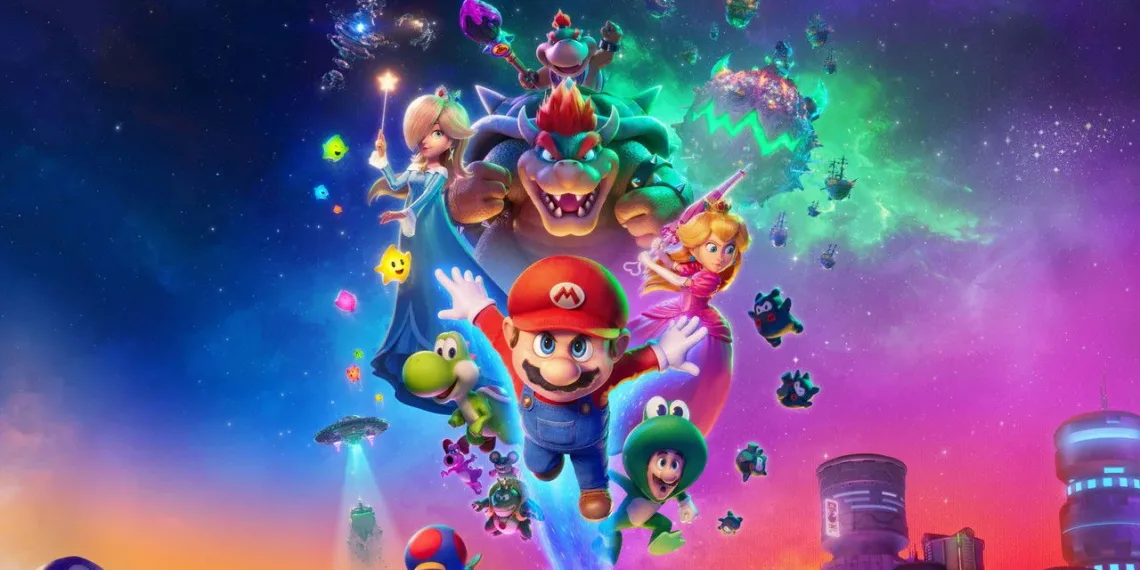 The Super Mario Galaxy Movie key art