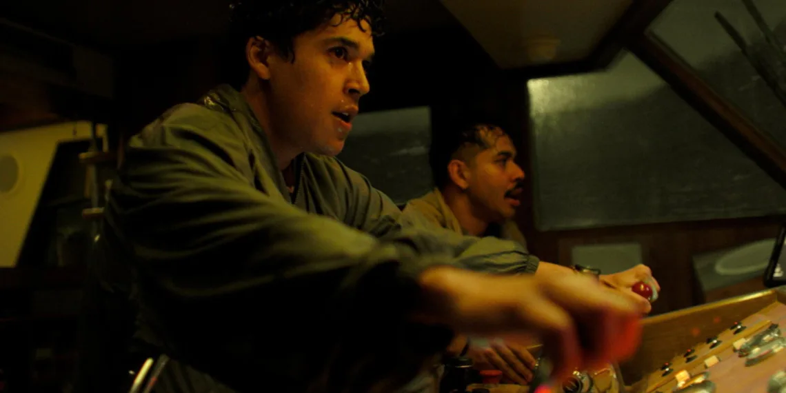 Scene from Netflix's Surviving Hurricane Otis