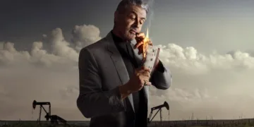 Sylvester Stallone as Dwight Manfredi in Tulsa King on Paramount+